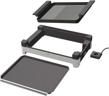 Настільний гриль зі скляною кришкою, Cromargan 18/10, Silver Single, 415430011