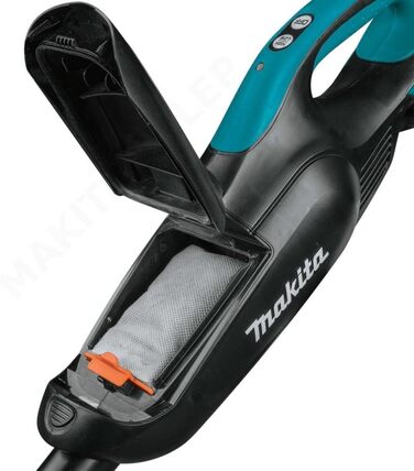 Акумуляторний пилосос Makita DCL182ZB, чорний, 100 x 11,5 x 15 см