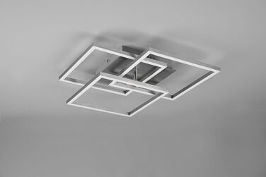 Стеля LED-світильник Reality Mobile R62883107, матовий нікель, 27 Вт, з пультом, димером, зміною кольорів та нічником