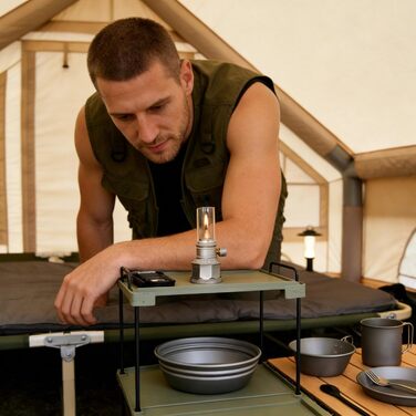 Газовий ліхтар - ретро-освітлювальний пристрій для риболовлі 230 г навколишнього освітлення для кемперів, домашніх садів, патіо, рибалок, городів, зрубів, ранчо, барбекю, риболовлі