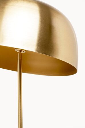 Дизайнерська торшерна лампа Kare Design Loungy Gold сталевий каркас, металевий плафон, цоколь E27, сучасний стиль для вітальні (без лампи)