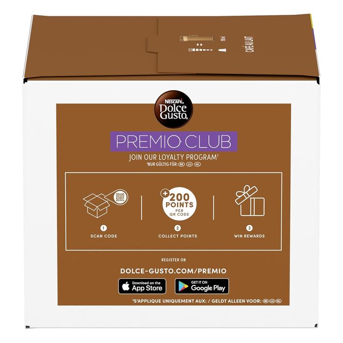 Г (3-тя упаковка), 3er Vorratspack (3 x 30 Kapseln) Caf au Lait, Milch 300