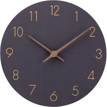 Дерев'яний настінний годинник ACCSHINE MDF без біжучої стрілки безшумний сучасний 30-сантиметровий кварцовий настінний годинник на