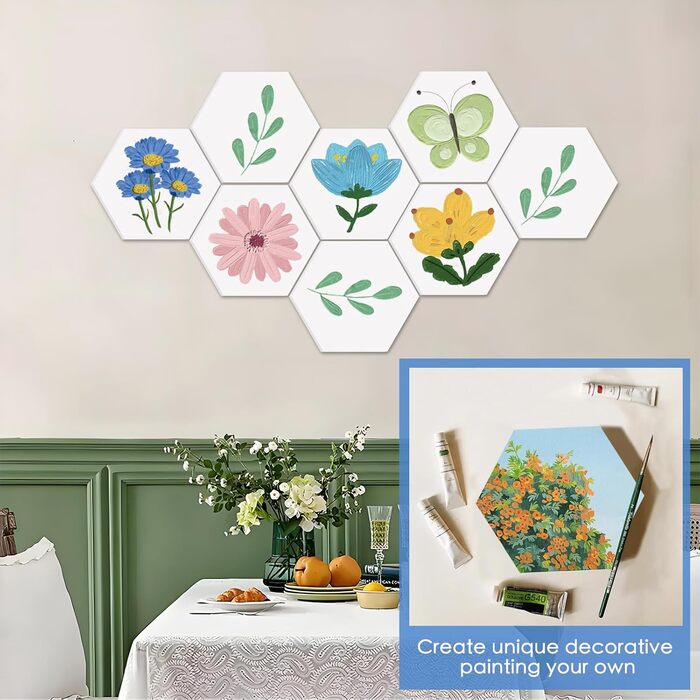 Комплектів магнітних полиць Tonie, шестикутної форми для полиць для зберігання фігурок Toniebox, настінні плаваючі дерев&39яні полиці, сумісні зарядні станції для Toniebox, 1A4B, малі, 5