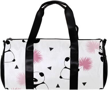 Спортивна сумка, маленька дорожня сумка, сумка для фітнесу та шопінгу для йоги, милий панда, сумка для активного відпочинку, ручна поклажа