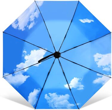 Складна туристична парасолька JIGUOOR вітрозахисна міцна 8-реберна захист від ультрафіолету Компактна парасолька зі стійкістю до ч