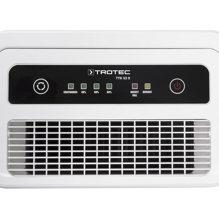 Осушувач електричний TROTEC TTK 72 E продуктивність 16 л/добу площа 50 м / 125 м з автовідключенням для квартири та спальні