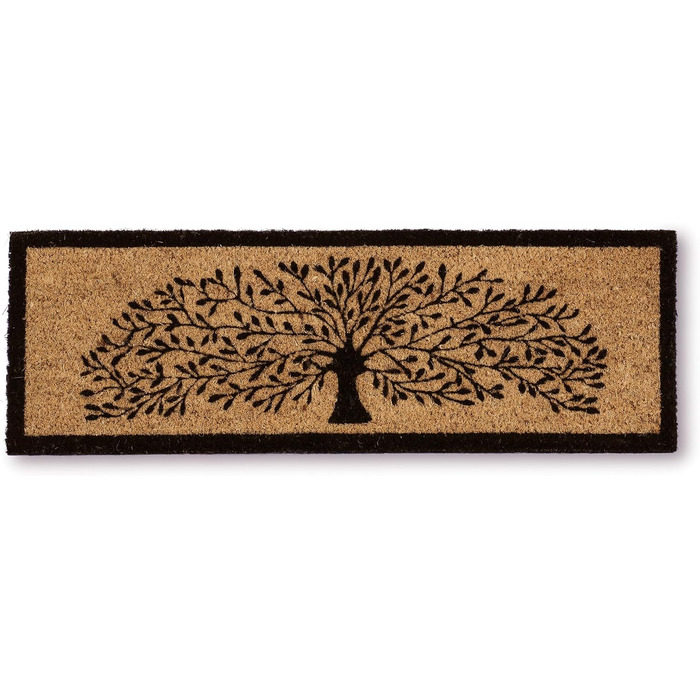 Килимок для балкону з бордюром з кокосового волокна Abbott Collection &quotДерево життя&quot