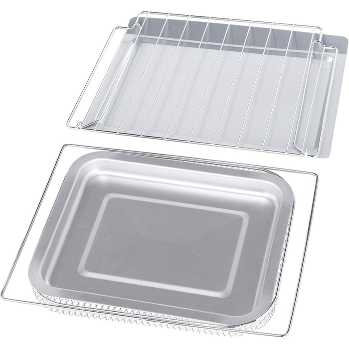 Духова фритюрниця Russell Hobbs 5-в-1 фритюрниця, міні-духовка, гриль, тостер, функція підтримки тепла Express (20 л, піца ø 30 см, включаючи кошик для смаження, деко та решітка для гриля) Конвекційна піч 26680-56 Нова духова шафа