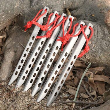 Титанові кілочки Надлегкі цвяхи для намету Кемпінгові наметові кілки Зовнішні портативні кілочки Стовпи для намету Стовпи для наме