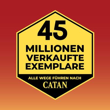 Базова гра Поселенці Катану, Стратегічна гра для 3-4 гравців віком від 10 років, Класична настільна гра, Сімейна гра, Гра для вечірок, Видання 2025, 684655 Catan - The Game