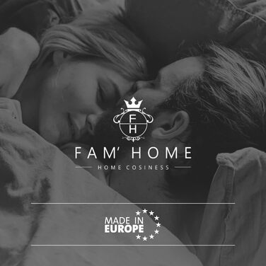 Подушки FAM Home 50x60, 2 шт., м&39яка мікрофібра - гіпоалергенна подушка 50x60 з оптимальною підтримкою шиї та голови - дихаюча, вологорегулююча, антибактеріальна внутрішня подушка, 2 шт., 50x60 см