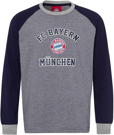 Піжама ФК Баварія Мюнхен Дитяча Смугаста Синьо-сіра 152