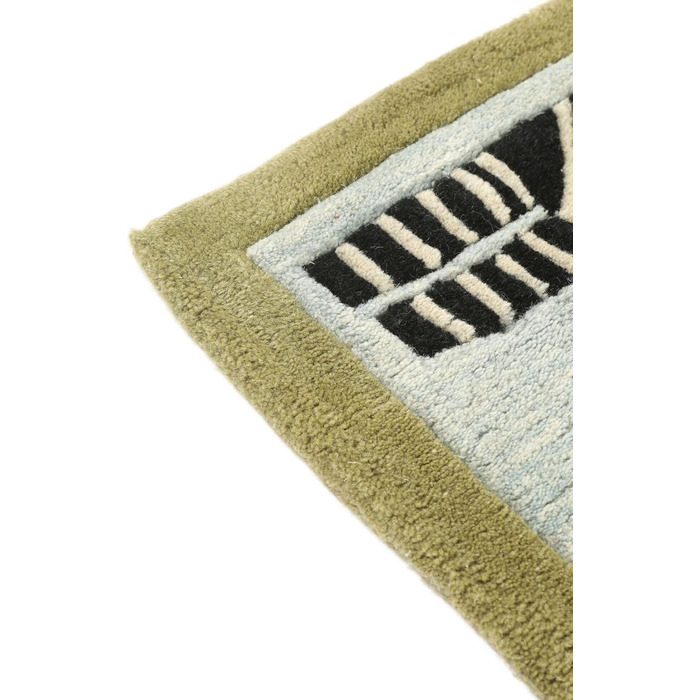 Зоопарк ручної роботи, Килимок для дитячої кімнати, 170 x 240 см, Дитячий килимок для дітей, Ігровий килимок для немовлят, Сучасни