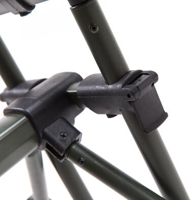 Тримач для вудилищ Master Rod Pod Aluminum Deluxe на 3 вудилища, включаючи сумку для зберігання вудилищ (зелений тримач для вудилищ)