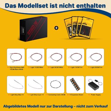 Комплект світлодіодного освітлення для LEGO Icons "Орхідея" (10311)