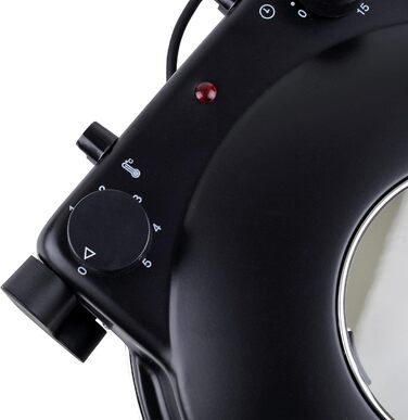 Піцайола зі стільницею з керамічного каменю Ø32 см і оглядовим вікном, два нагрівальні елементи max. 400C, з таймером