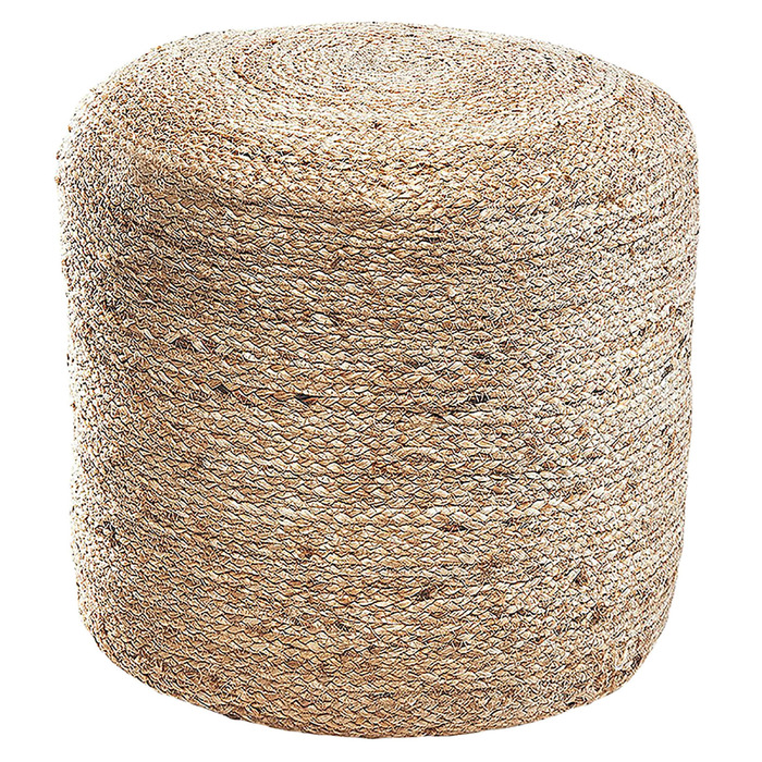 Підлоговий стілець Kobolo Pouf - Flow - виготовлений з морської трави з бавовняним наповнювачем