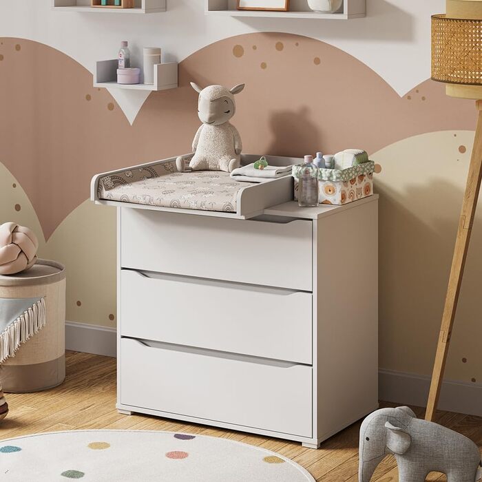 Насадка для пеленального столика Vicco Wicko, біла, 60 x 76 см (60 см без роздільника)