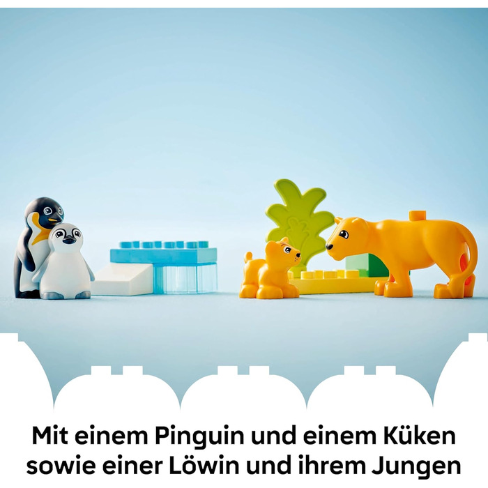 Сім&39ї диких тварин Пінгвіни та Леви, КОНСТРУКЦІЯ та ігровий набір, який дозволяє дітям дошкільного віку від 2 років грати фантаз