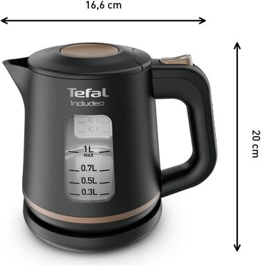 Чайник Tefal KI5338 Includeo 1 л з протиковзкою ручкою 2400 Вт