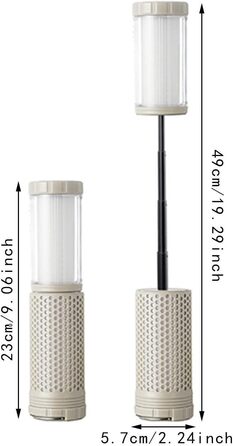 Світлодіодний кемпінговий ліхтар із регульованою яскравістю, портативний та легкий вуличний ліхтар для кемпінгу, походів, барбекю ідеальне освітлення для кожної пригоди.