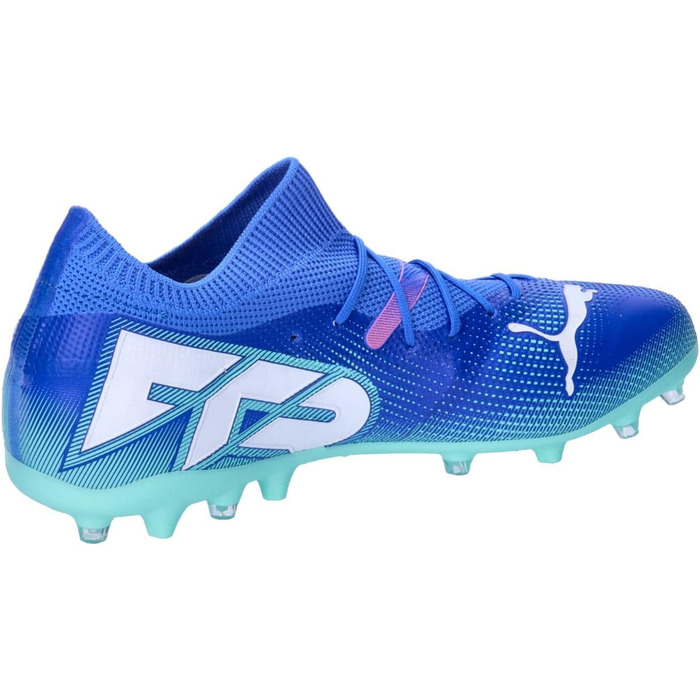 Футбольні бутси PUMA Unisex Future 7 Match Mg 46 EU Bluemazing Puma White Electric Peppermint
