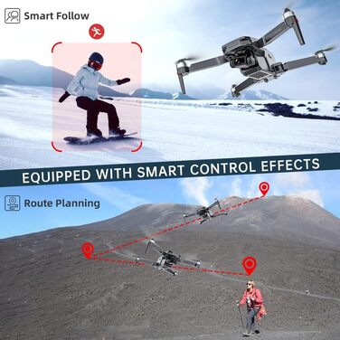 Дрон X-Verse KF101 MAXS з камерами 4K HD EIS, 3-осьовим підвісом, дистанцією керування 5 км, професійним складаним квадрокоптером