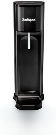 Стартовий набір Sodapop Soda Maker Joy Eco з циліндром CO і ПЕТ-пляшкою Виготовлений з переробленого матеріалу Чорний Висота 43 см