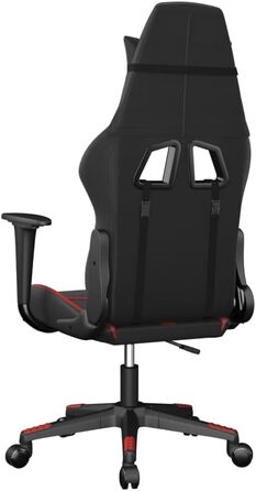 Ігрове крісло INLIFE чорно-червоне зі штучної шкіри, Меблі, Крісла, Ігрові крісла, Червоні, 14,9 кг, 3143666