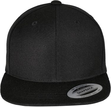 Flexfit Unisex Classic Snapback One Size Black, Flexfit Unisex Classic Snapback One Size Black