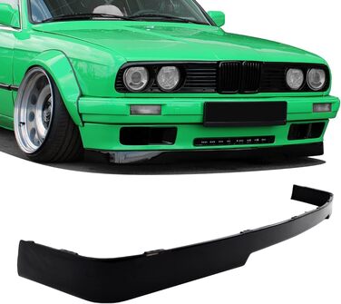 Передній спойлер Lip Front Spoiler High Gloss Black сумісний з BMW E30 від 87-94 DM Auto Parts 1002-L