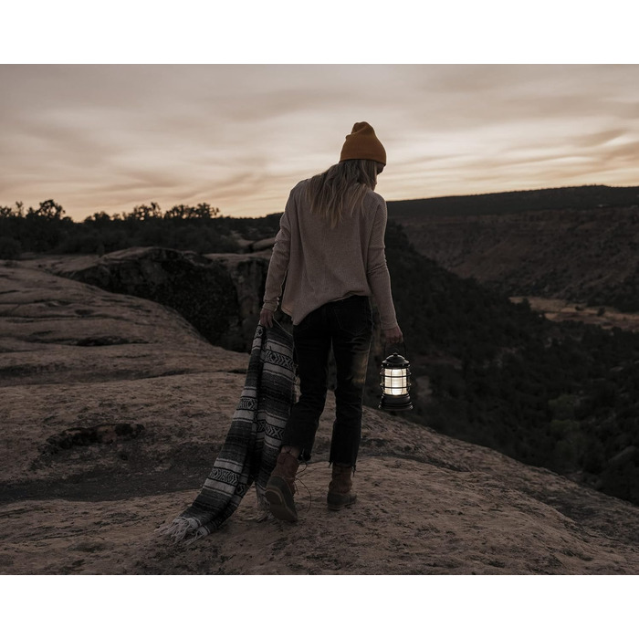 ЛІСОВИЙ ЛІХТАР Barebones Акумуляторний вінтажний світлодіодний ліхтар із регульованою яскравістю Ліхтар на батарейках для пригод на свіжому повітрі, садових вечірок та надзвичайних ситуацій (антична бронза)