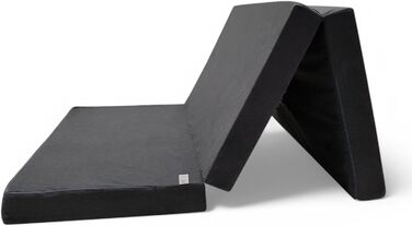 Складаний матрац, Складаний матрац, Розкладний гостьовий матрац, Дорожній матрац, Сірий, 120x200x10 см