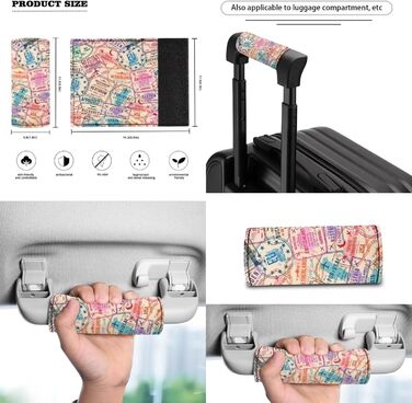 Захисні чохли для валіз з ручкою для перенесення та кишенями для документів (паспорт, штампи), розмір 85 см, 3