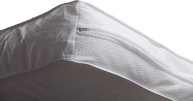 Подушка для шиї Jekatex Sweety, чохол бавовна, наповнювач поліестер, біла, 30 x 70 x 10