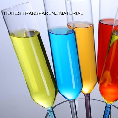 Загальні плаваючі келихи для шампанського, келихи для шампанського для басейну, 6 шт. акрилові келихи для вина, плаваючі флейти дл