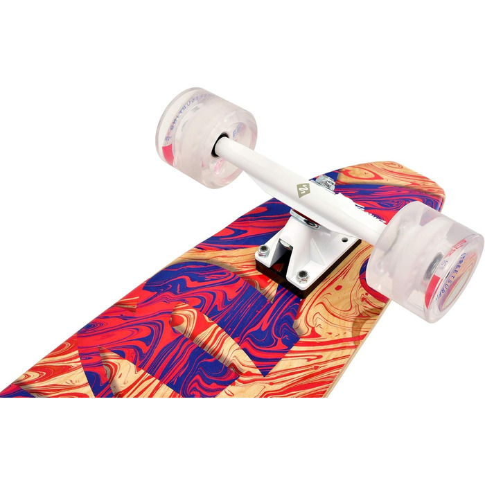 Лонгборд Kicktail 92 см cruiser street surfing повний компліт для стріт серфінгу карвінгу трюків 7-шаровий клен ABEC-9 kicktail для оллі та маневрів оригінал 2025