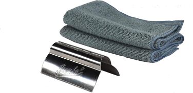 Щипці для нарізки Berkel - високоякісні щипці для шинки з нержавіючої сталі - Оригінальні аксесуари Berkel м'яка полірувальна тканина