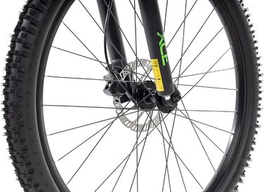 Гірський велосипед Axess Brash MTB Hardtail 16-швидкісна передача Гідравлічні дискові гальма, матово-чорний, 23 дюйми