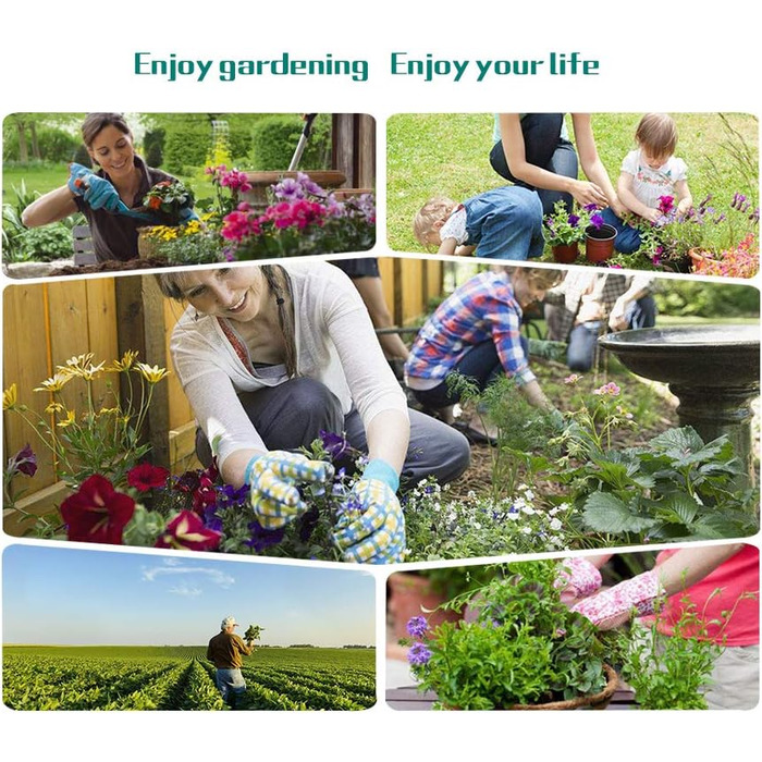 Набір садового інструменту 5 в 1 лопатка, секатор, граблі, розпилювач води та сумка для зберігання