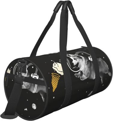 Дорожня сумка Космічний пес - спортивна сумка для чоловіків та жінок, велика сумка для подорожей та спорту