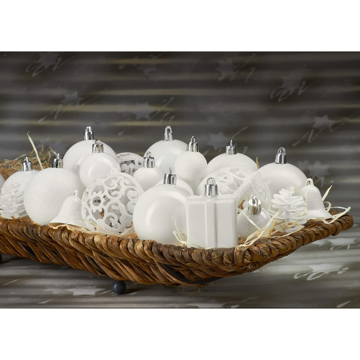 Набір різдвяних кульок із 100 предмета BRUBAKER