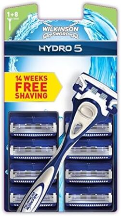 Бритва Wilkinson Sword Hydro Five з 9 лезами ука (1 упаковка) Сучасний