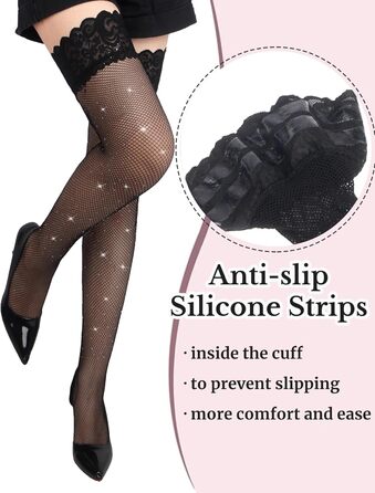 Жіночі блискучі панчохи comeondear, без швів, L–XXL