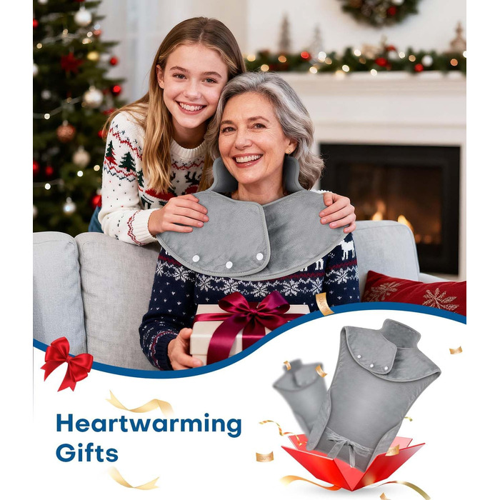 Електрична грілка для спини та плечей, 60 x 100 см, термообгортка зі швидким нагріванням, 6 температурних режимів з 4 таймерами, ковдра з підігрівом для спини з таймером автоматичного вимкнення, матеріал фланель, можна прати, 100 x 60 см