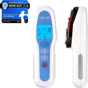 Ультразвуковий апарат UltraMed для домашнього використання - Косметичний ультразвук для тіла та обличчя з частотою 1 МГц та 3 МГц омолодження шкіри - лікування зморшок - плямиста шкіра - розтяжки - підтяжка шкіри