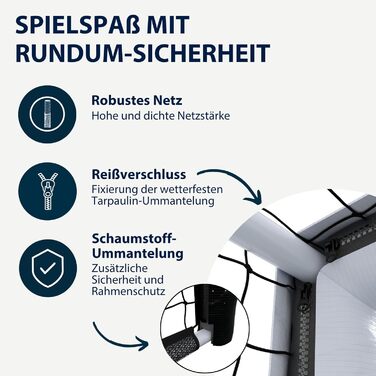 Футбольні ворота HUDORA Pro Tect Advanced Вуличні футбольні ворота з сіткою та всепогодним чохлом для дітей/дорослих Легке складання в саду Стінка воріт із застібками-блискавками та липучками, білі, 180 x 120 см