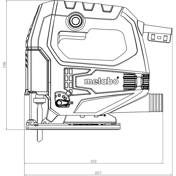 Лобзик Metabo STEB 65 Quick - 601030500 - Точне, сумісне з матеріалом пиляння завдяки регульованій швидкості ходу, маятниковому хо