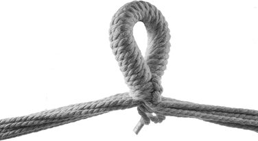 Підвісне крісло для вулиці 97 x 130 см Сірого кольору до 120 кг - Крісло-гойдалка для використання на вулиці та в приміщенні - Підвісна гойдалка Ідеально підходить для дому, саду чи балкону 23671